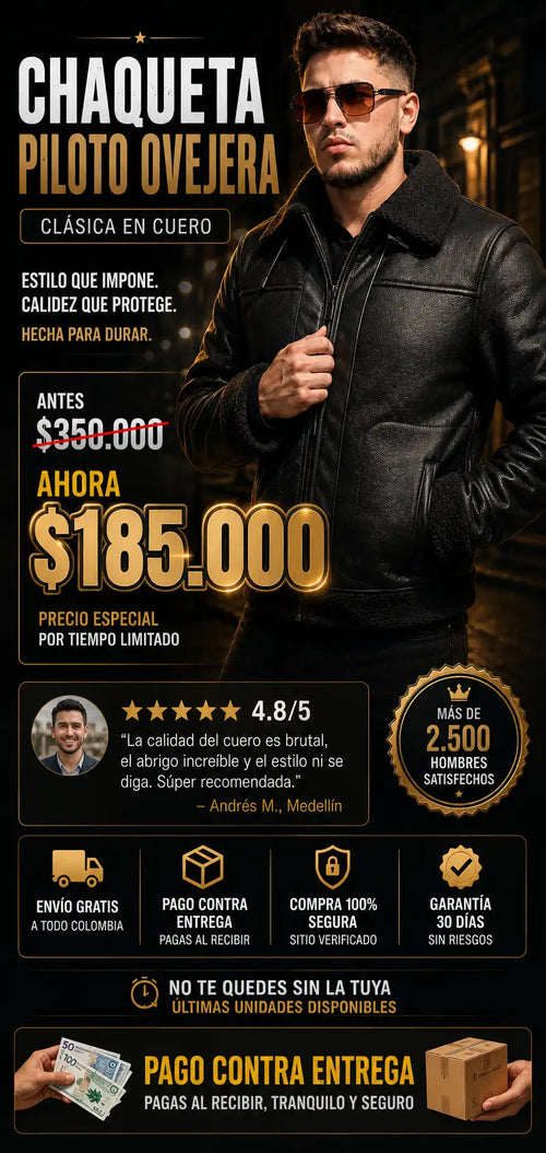Chaqueta en Cuero Ovejera