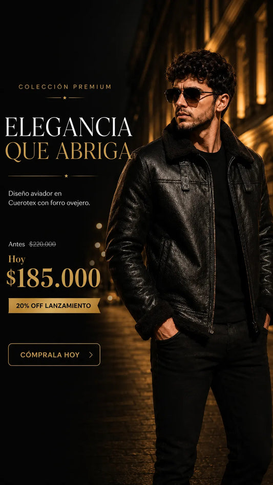 Chaqueta en Cuero Ovejera